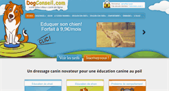 Desktop Screenshot of dogconseil.com